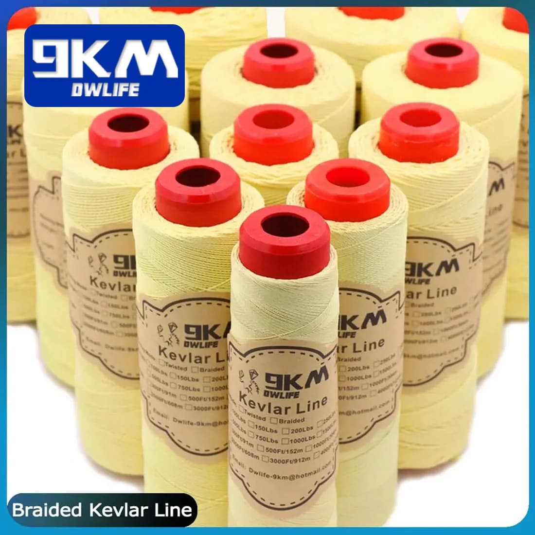 Yüksek Mukavemetli Örgülü Kevlar Yardımcı Halat