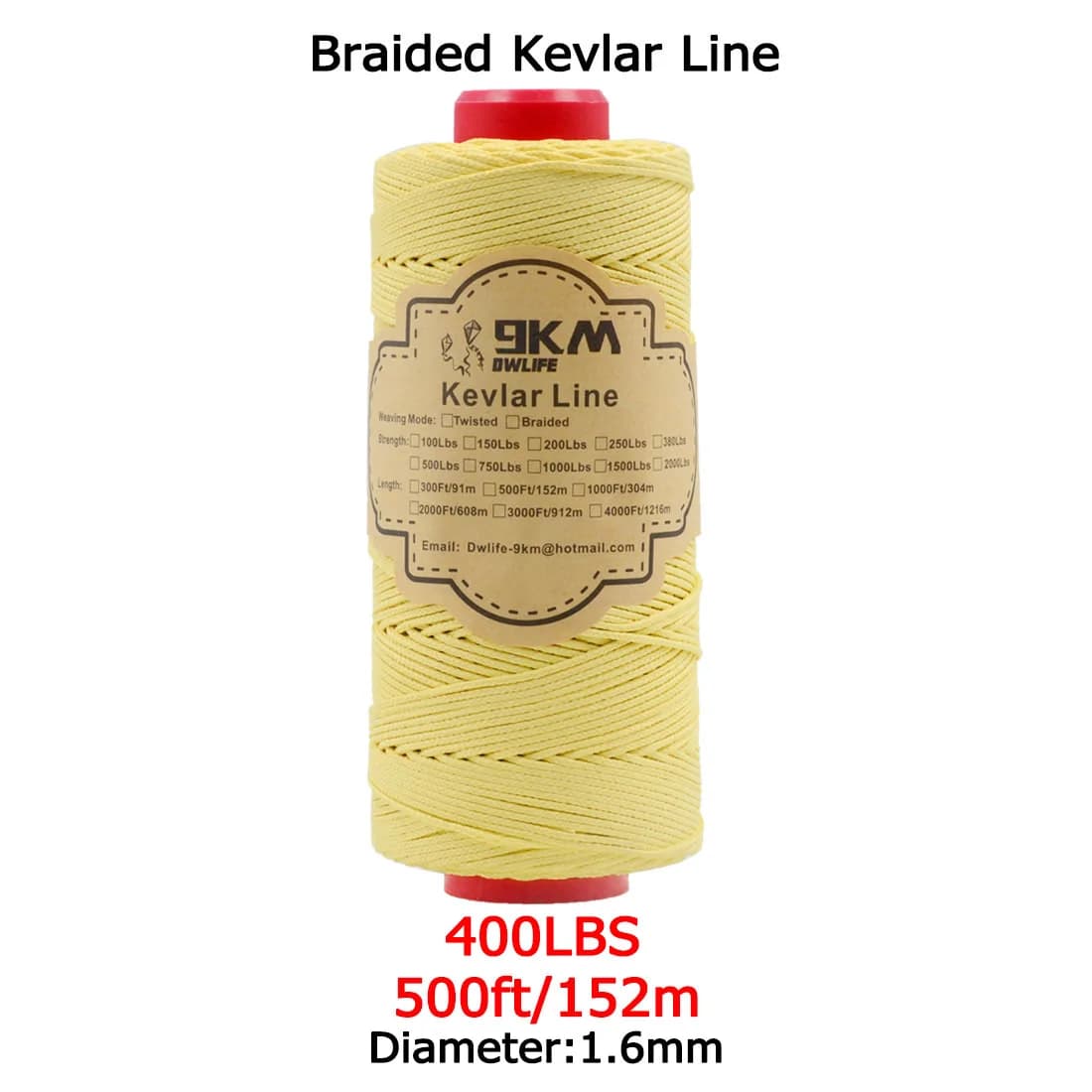 Yüksek Mukavemetli Örgülü Kevlar Yardımcı Halat