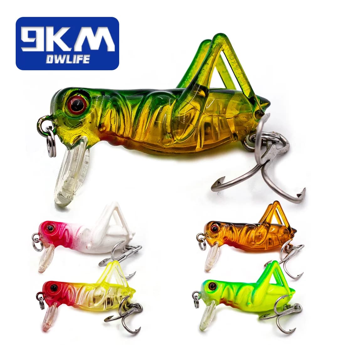 3.1g Cırcır Böceği Şekilli Üst Su Yüzeyi Crankbait Yem