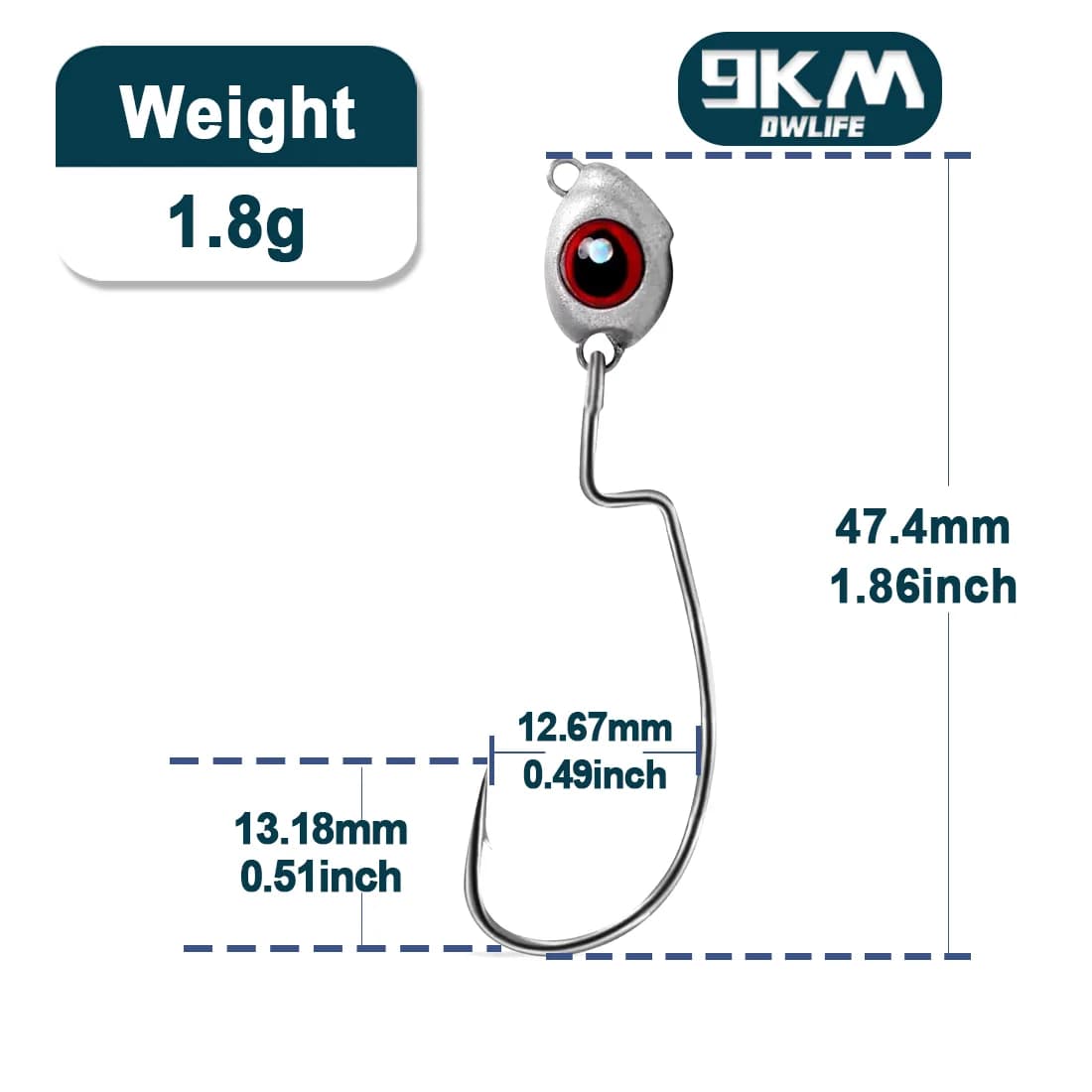 Swimbait EWG Jig Head Kanca, Toplu 10-20 Adet