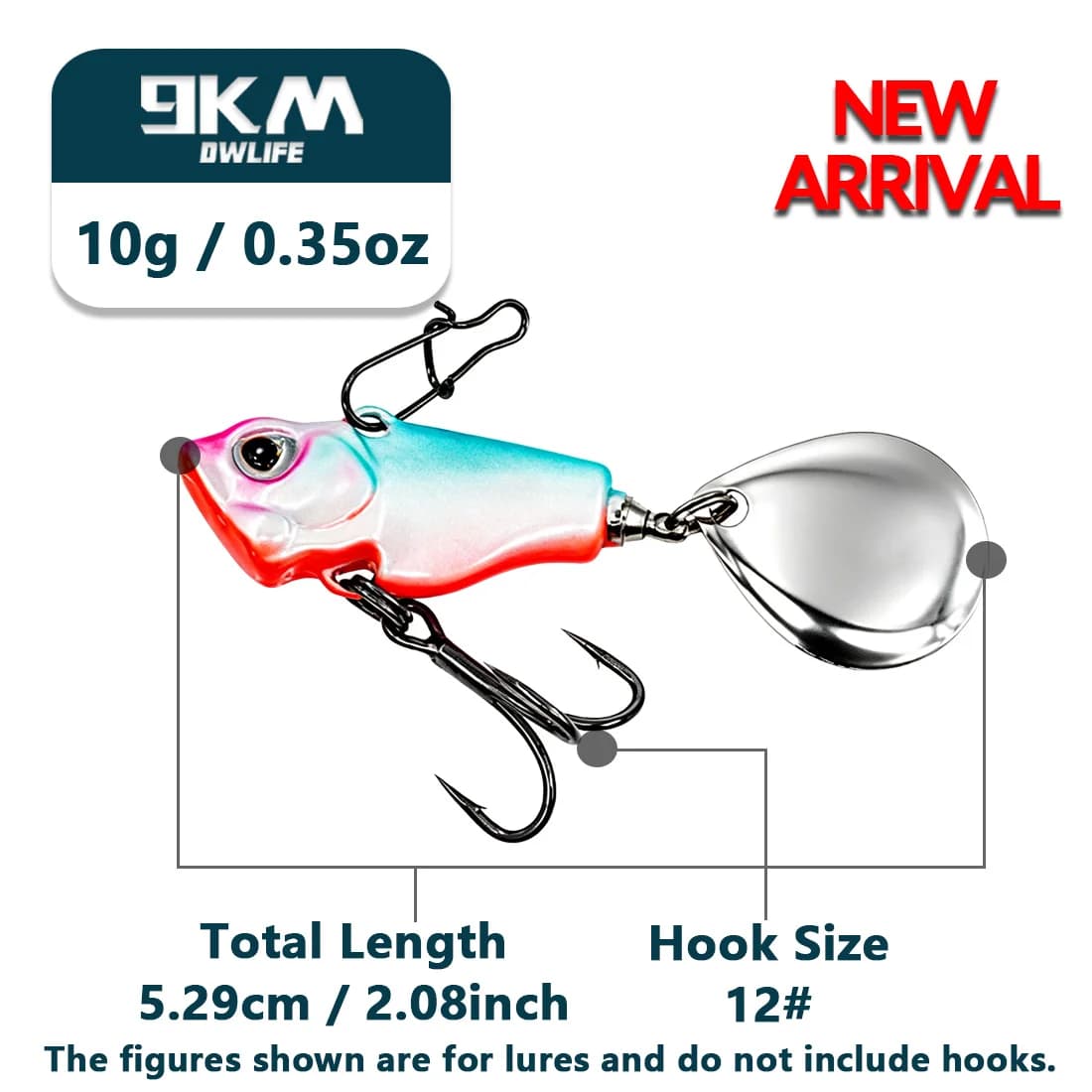Batıcı VIB Kuyruk Dönerli Crankbait Yem