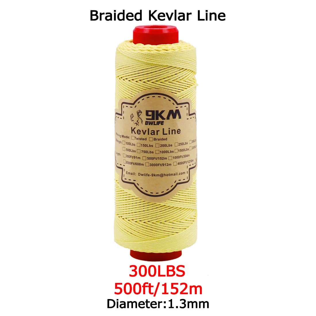 Yüksek Mukavemetli Örgülü Kevlar Yardımcı Halat