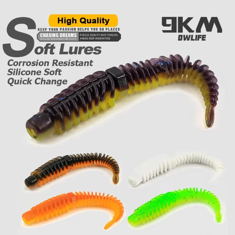 Alabalık ve Levrek Jigleme İçin Yumuşak Plastik Swimbait'ler