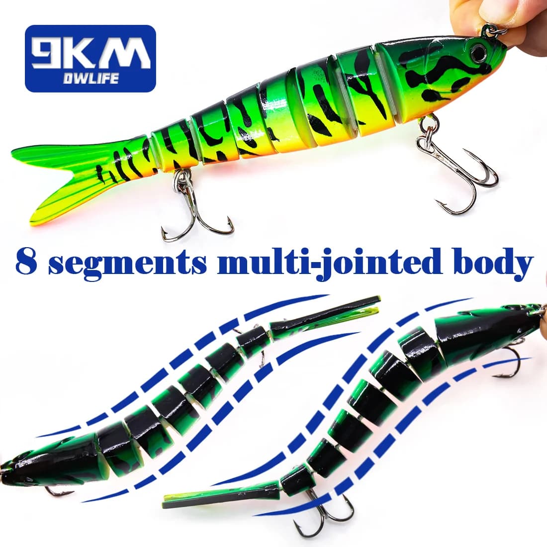 27g Çok Eklemli Yavaş Batan Swimbait Yem