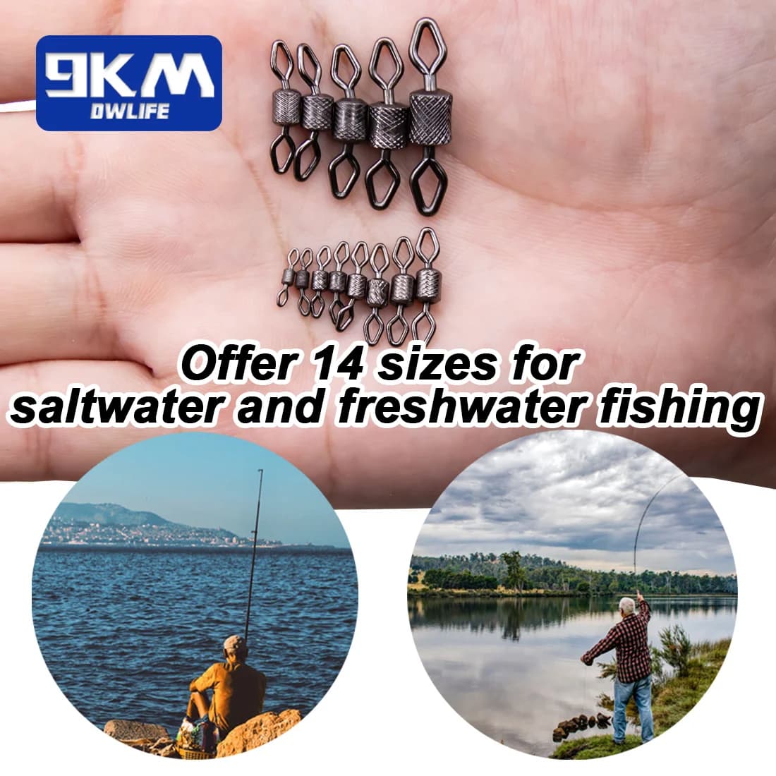 Sağlam Halkalı Dönen Fıçı Bağlantılar, 25-100 Adet