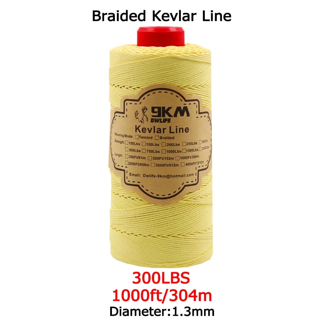 Yüksek Mukavemetli Örgülü Kevlar Yardımcı Halat
